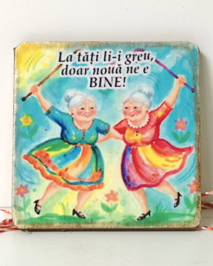 Martisor personalizat cu mesaj pentru prietena, sora