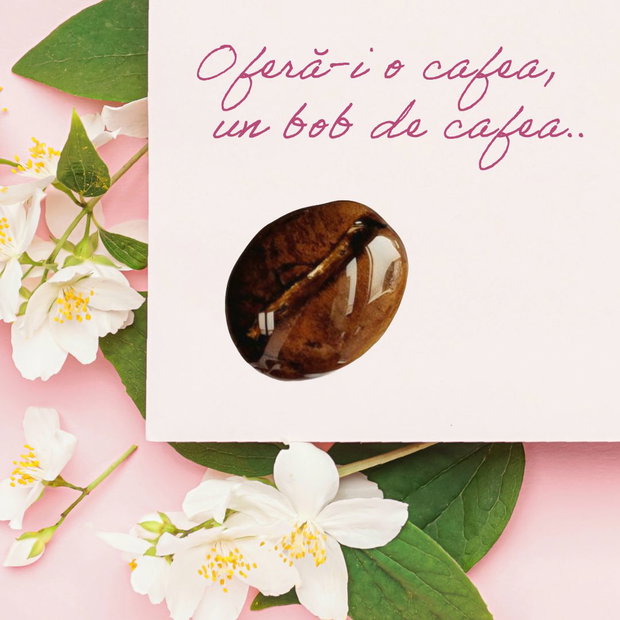 Pin cu bob de cafea COFFEE LOVER