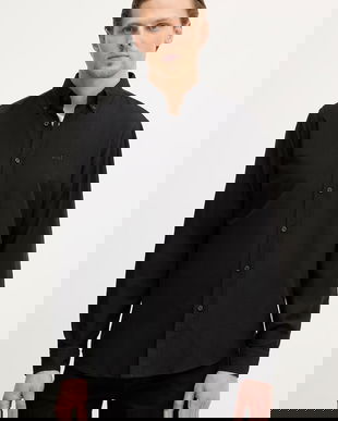 BOSS Orange cămașă din bumbac