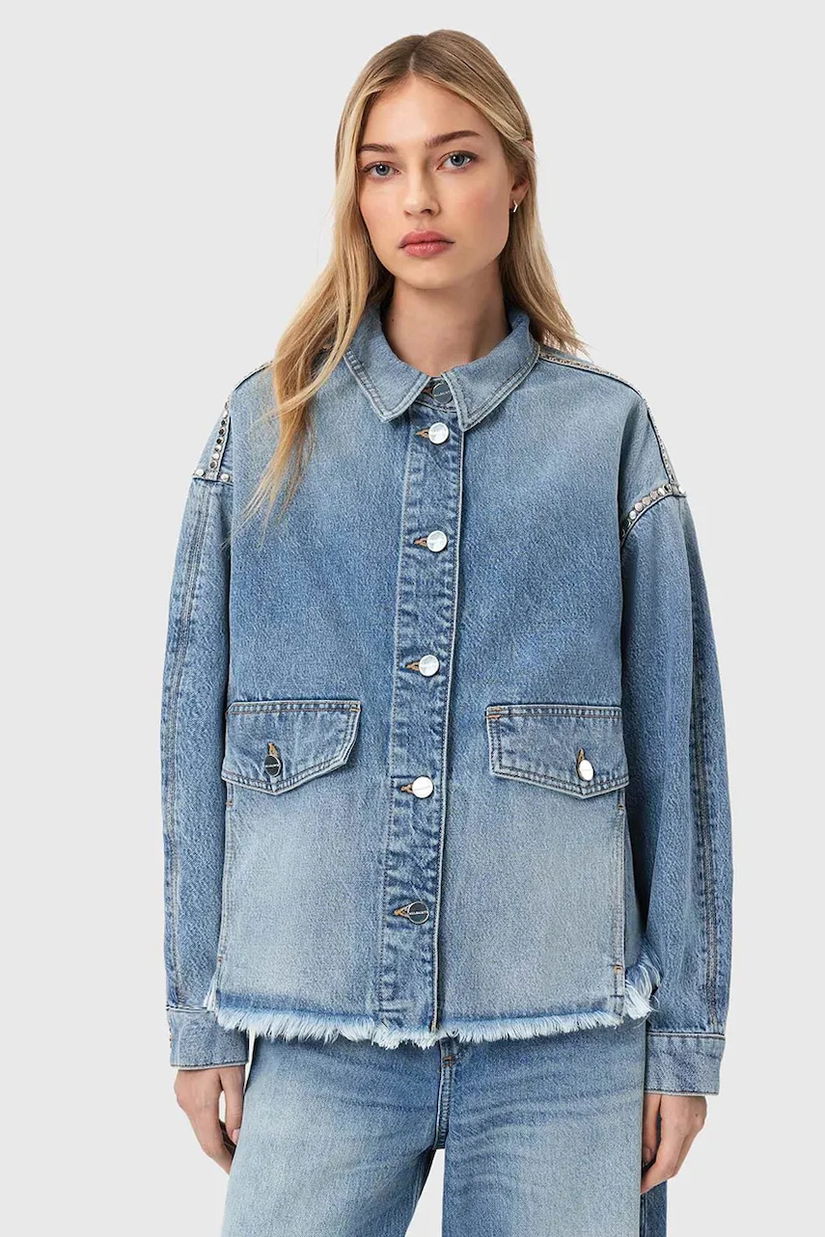 AllSaints cămașă jeans HETTIE