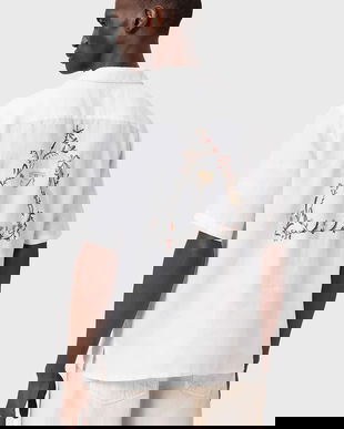 AllSaints cămașă de in TRI