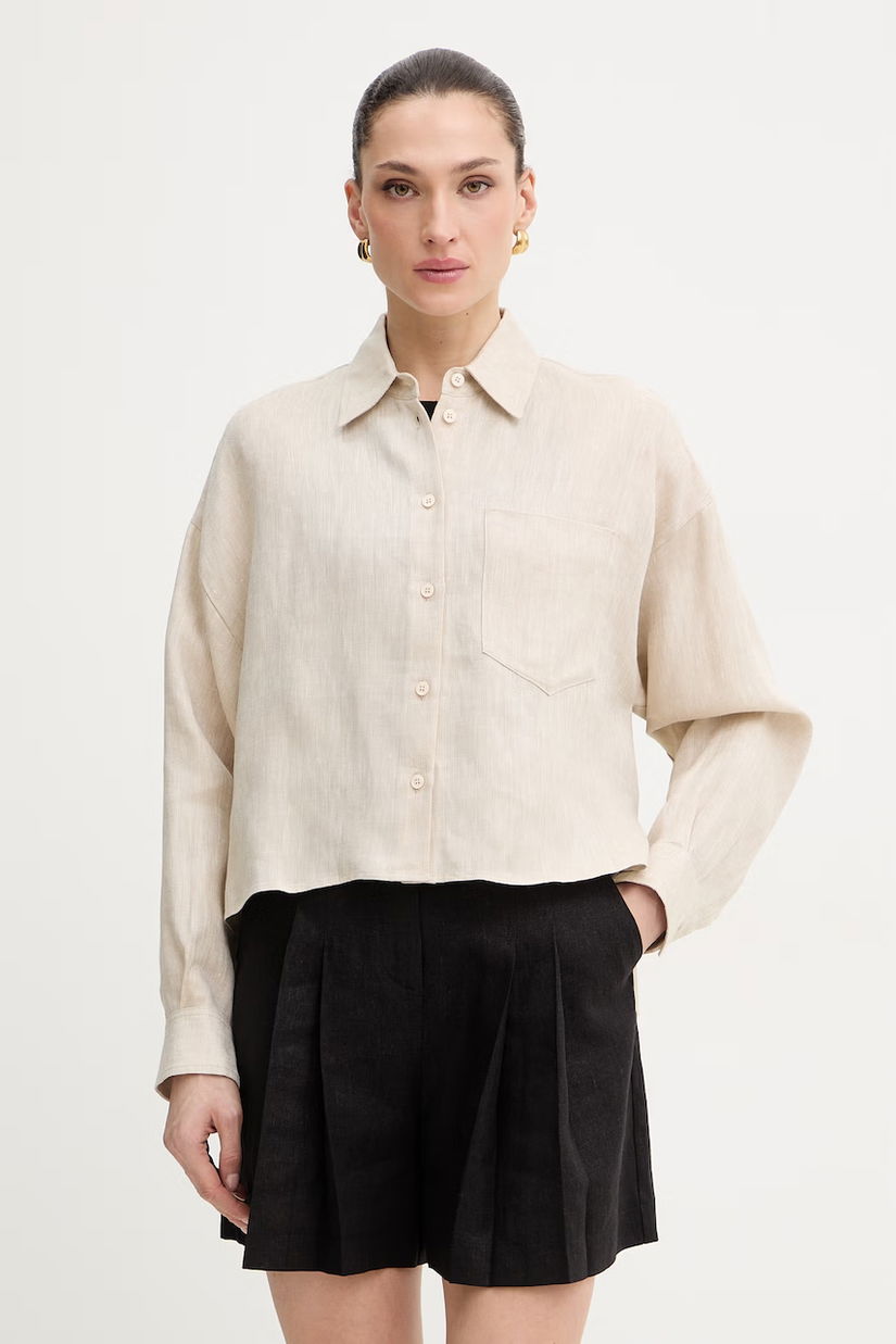 Weekend Max Mara cămașă de in CAPO