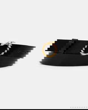 Trussardi curea de piele