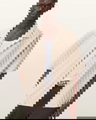 AllSaints cămașă din bumbac TRACE