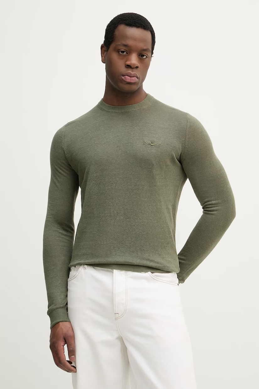 Aeronautica Militare pulover din in