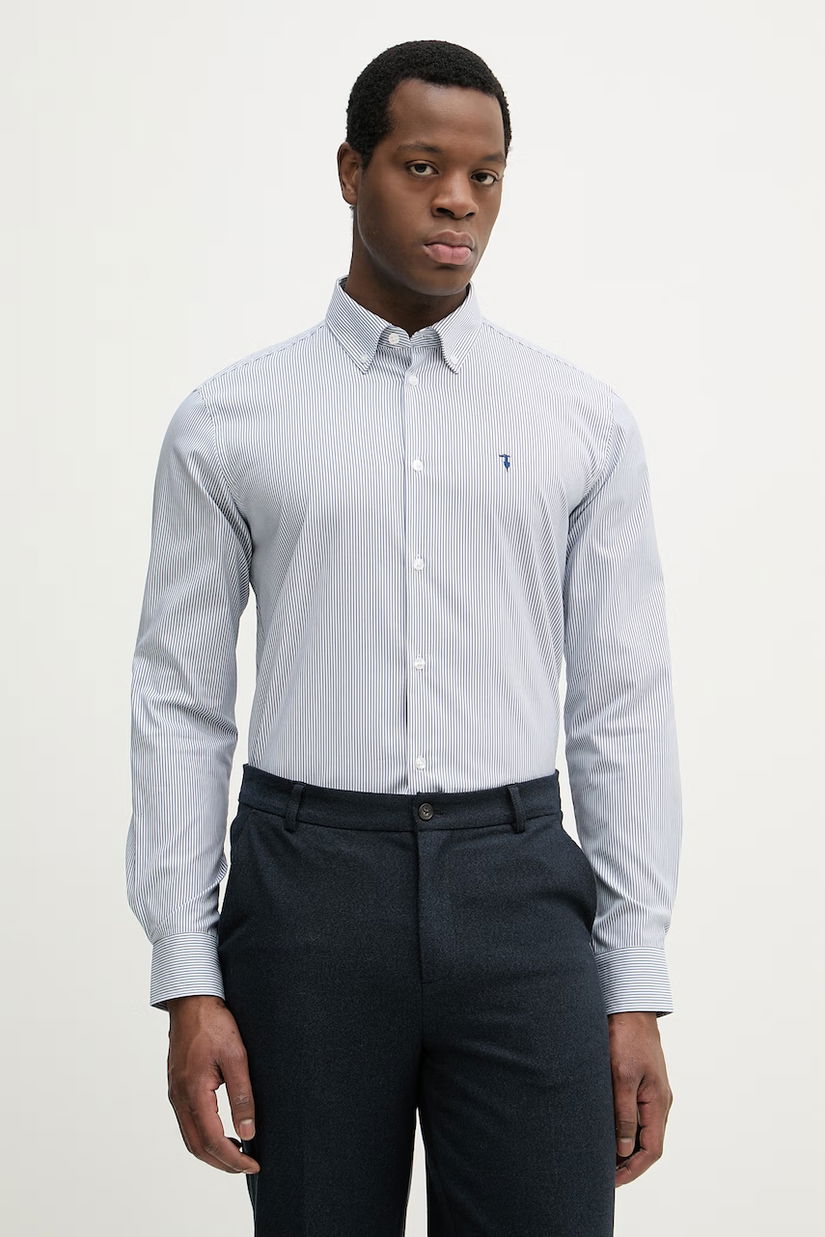 Trussardi cămașă din bumbac