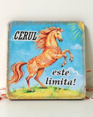 Martisor cu mesaj motivational