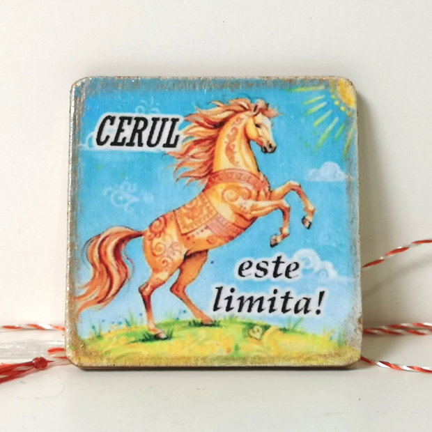 Martisor cu mesaj motivational