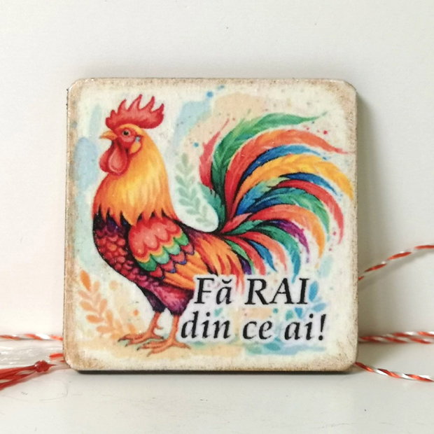 Martisor cu mesaj motivational