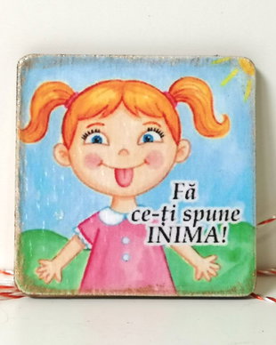 Martisor cu mesaj motivational