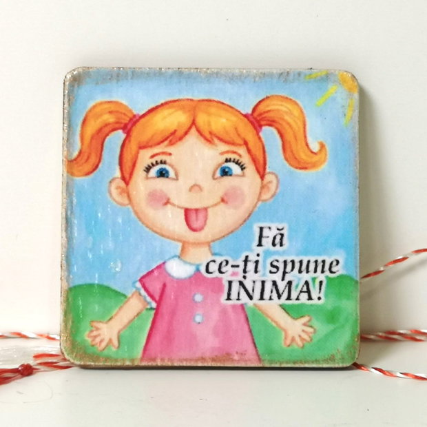 Martisor cu mesaj motivational