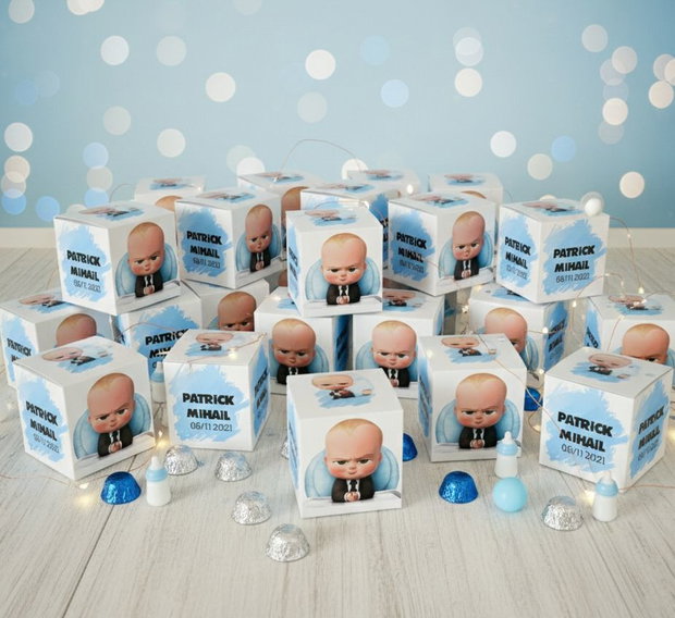 Cutii mărturii botez Baby boss