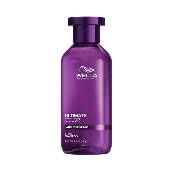 Sampon pentru Par Vopsit cu Glicina &amp; B5 - Wella Professionals Ultimate Color Shampoo, 250 ml