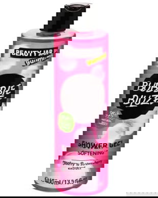 Gel de Dus pentru Piele Catifelata, cu Extract de Zmeura si Capsune - Beauty Jar Yummy Softening Shower Gel Bubble Bluze, 400 ml