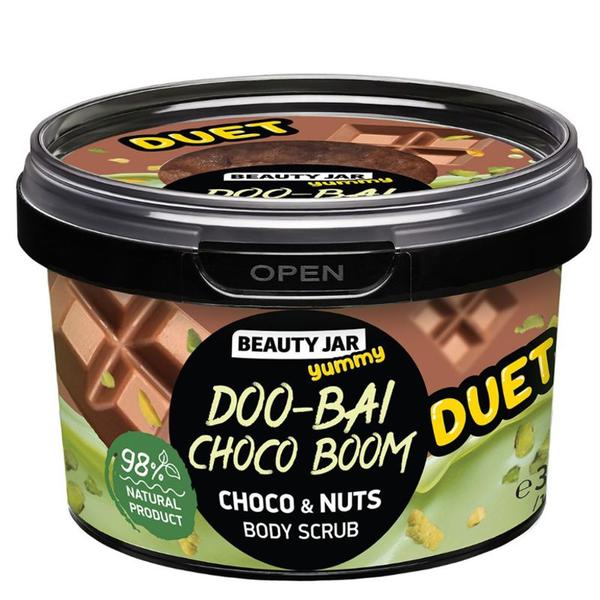 Scrub Hidratant pentru Corp - Beauty Jar Yummy Doo-Bai Choco Boom Body Scrub, 360 g
