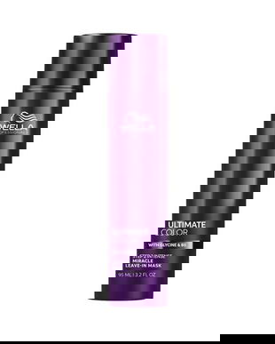 Masca Leave-in pentru Par Vopsit cu Glicina &amp; B5 - Wella Professionals Ultimate Color Miracle Leave-in Mask, 95 ml