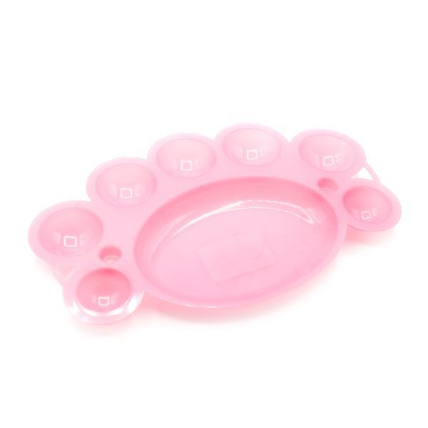 Paletă pentru amestecarea vopselelor, roz intens