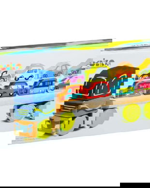 Camion pentru masini - Jucarie din lemn