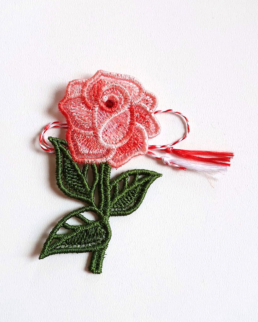 Martisor Trandafir Roz