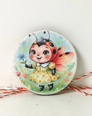 Martisor cu buburuza, gargarita