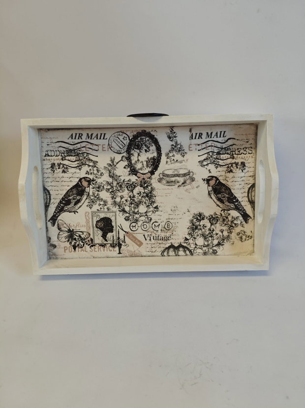 Tavă de servire vintage Ecouri din Rouen