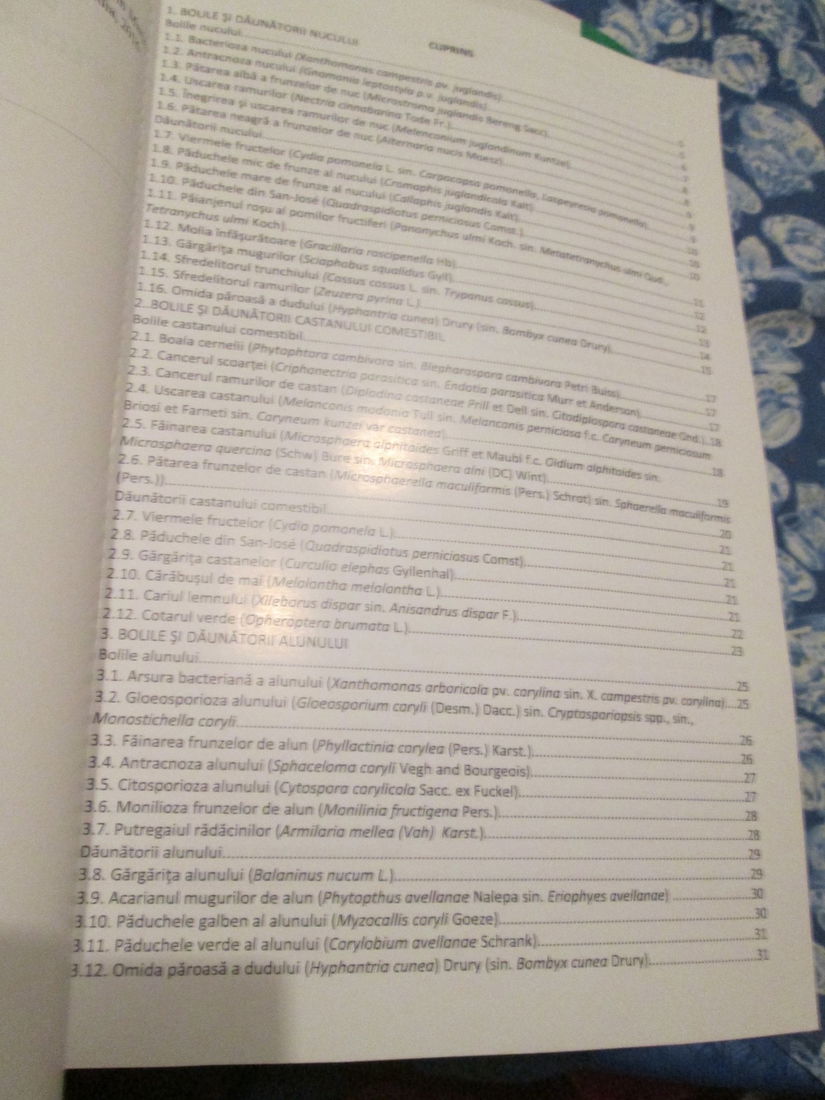 2016 Bolile si daunatorii speciilor nucifere