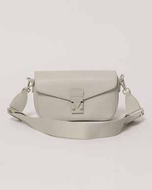 Geanta gri deschis mica din piele ecologica