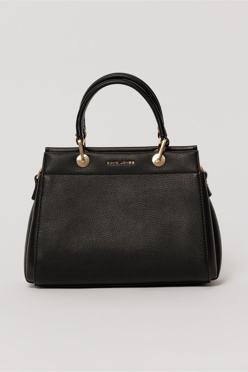 Geanta neagra design structurat