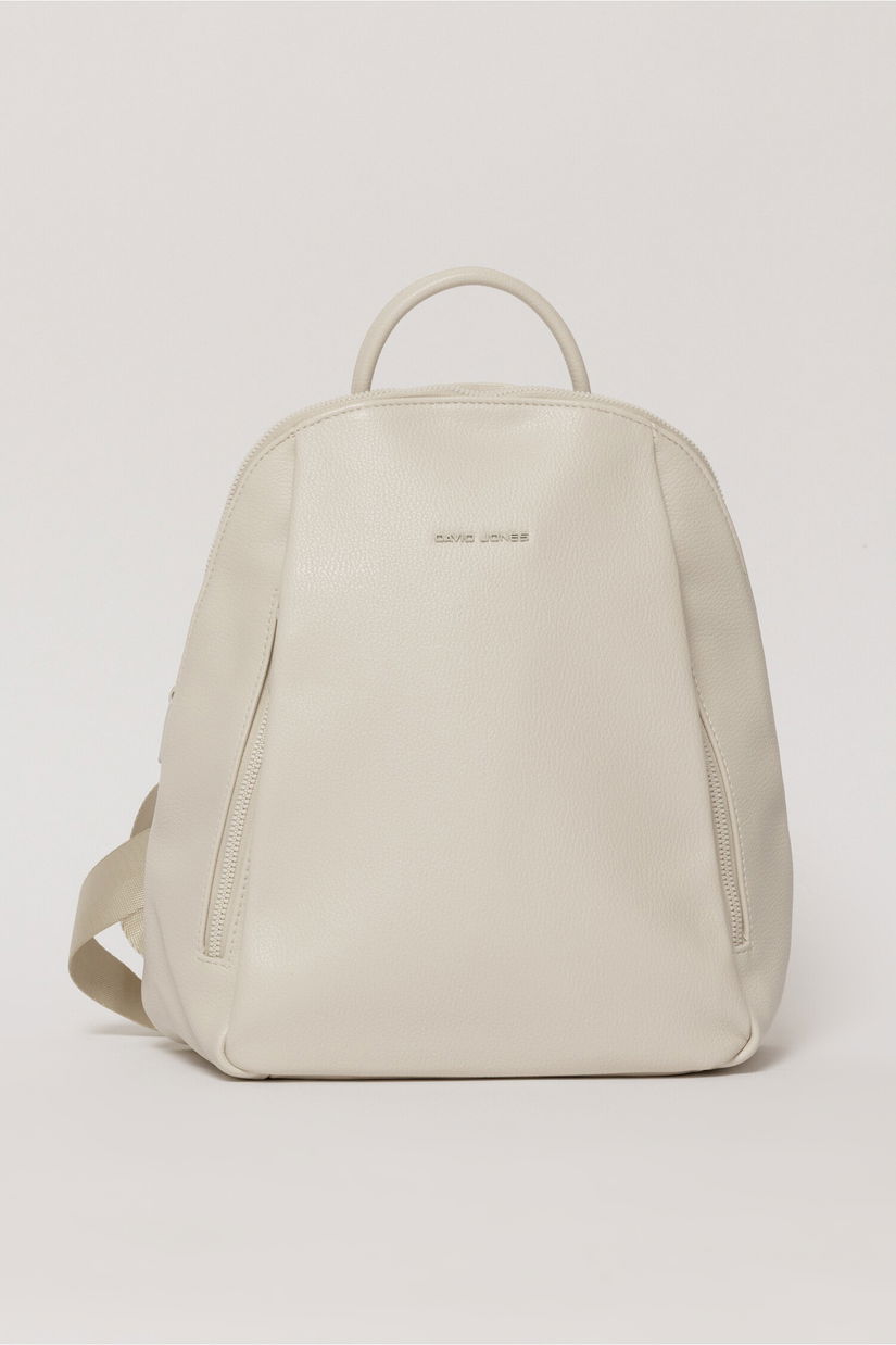 Rucsac ivory cu design structurat