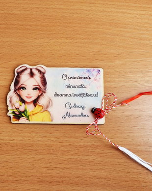 Martisor MAGNETIC Personalizat - Fata/Baiat