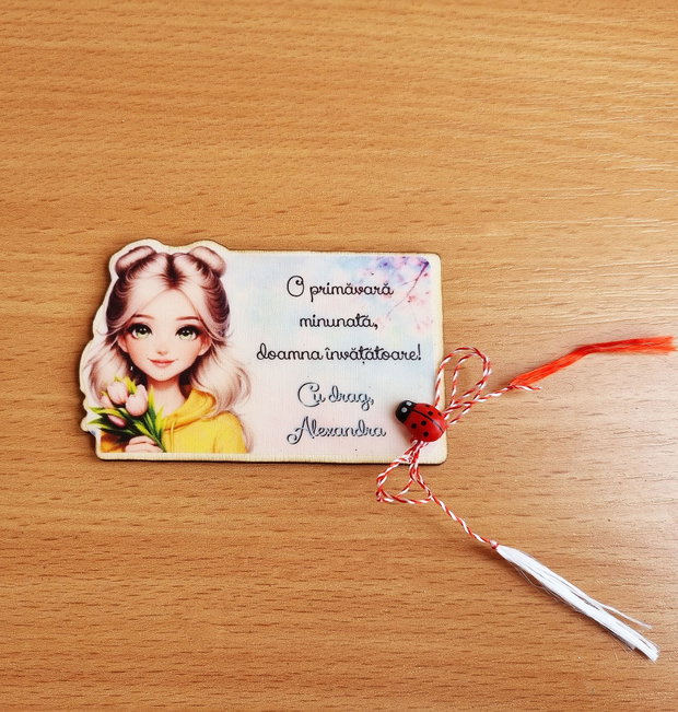 Martisor MAGNETIC Personalizat - Fata/Baiat