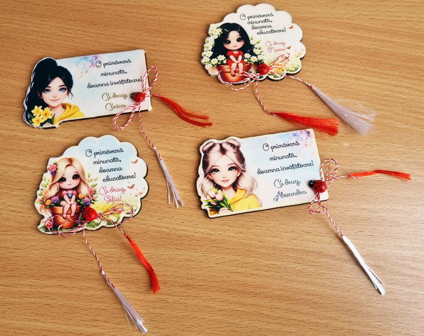 Martisor MAGNETIC Personalizat - Fetita/Baietel