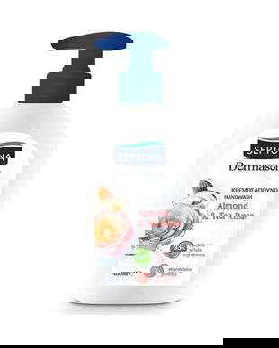 Sapun Lichid cu Migdale si Trandafir - Septona Dermasoft Handwash Almond &amp; Tea Rose, 400 ml