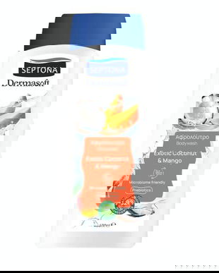 Gel de Dus cu Cocos si Mango - Septona Dermasoft Bodywash Exotic Coconut &amp; Mango, 400 ml