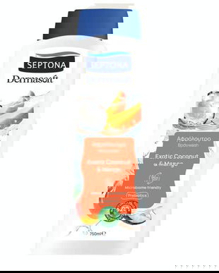 Gel de Dus cu Cocos si Mango - Septona Dermasoft Bodywash Exotic Coconut &amp; Mango, 750 ml