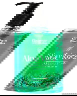 Sapun Lichid Hidratant cu Parfum de Aloe Vera - Klintensiv, 500 ml