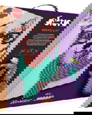 Set pictură si modelare 3D cu argilă ușoară - Set creativ: Fashion