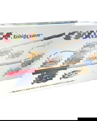 Jucarie din lemn: Micul pescar