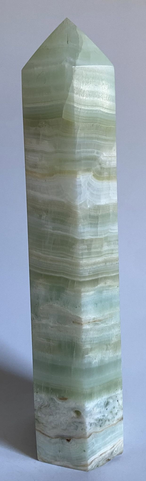Calcit Caraibe Verde - Obelisc piatra semipretioasa