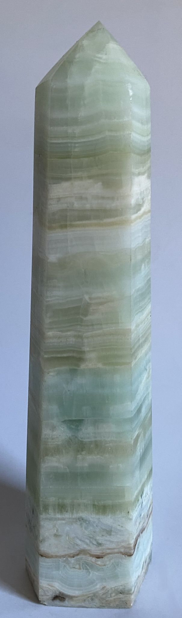 Calcit Caraibe Verde - Obelisc piatra semipretioasa