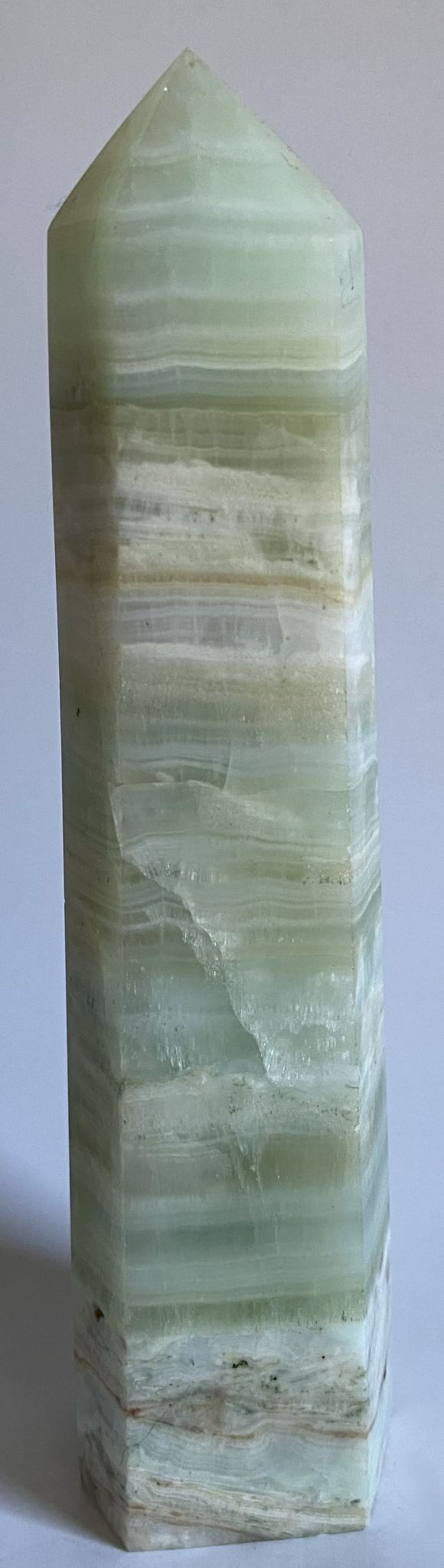 Calcit Caraibe Verde - Obelisc piatra semipretioasa