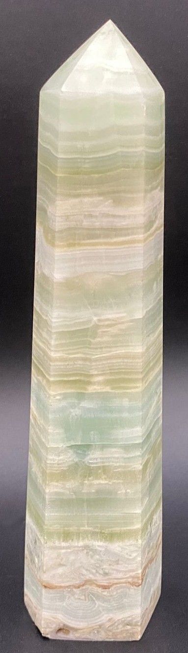 Calcit Caraibe Verde - Obelisc piatra semipretioasa