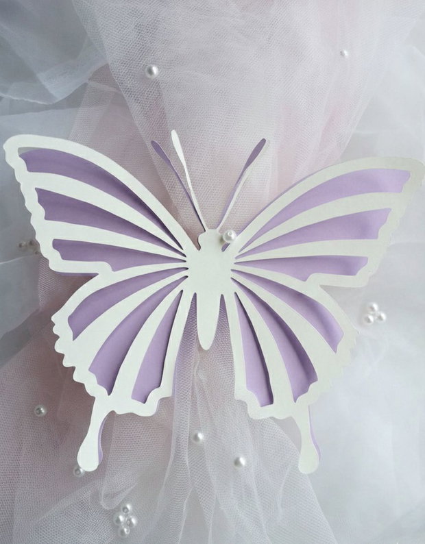 Fluture mare decorativ (model 1)