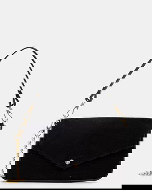 Answear.LAB geantă de mână din piele întoarsă