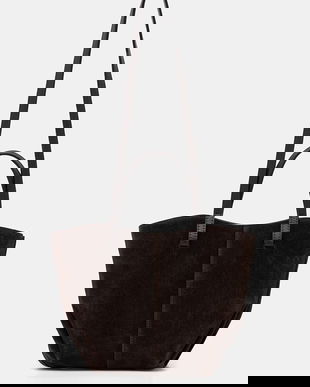 Answear.LAB geanta de mana din piele intoarsa