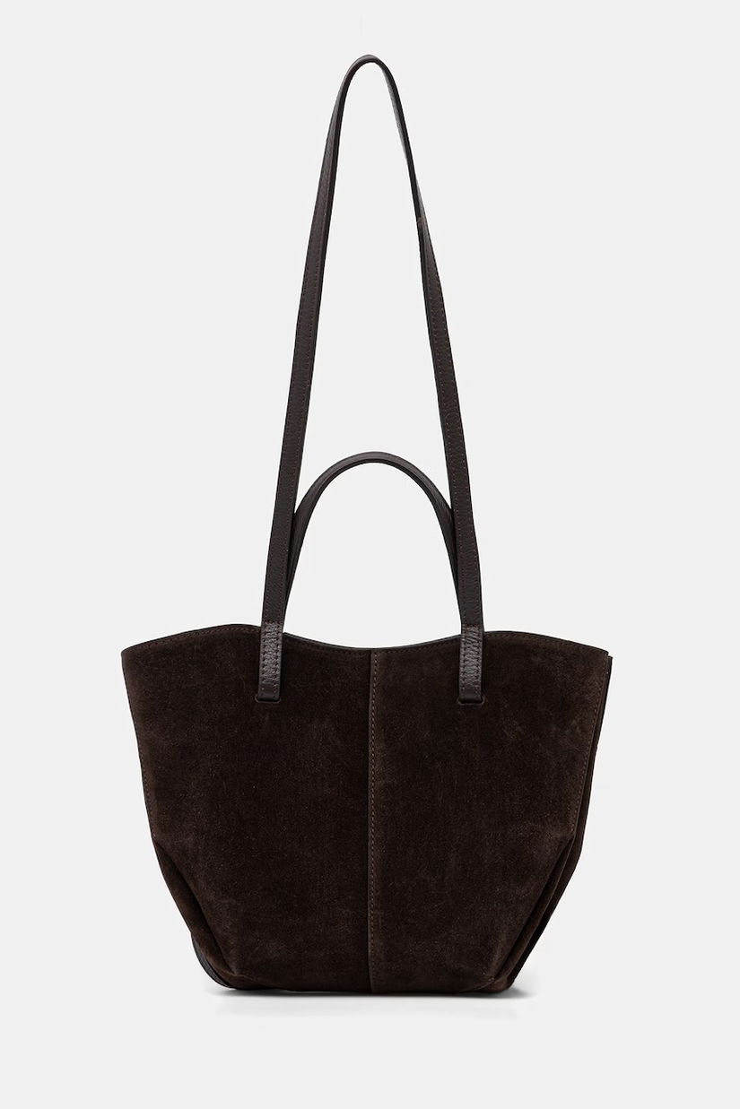 Answear.LAB geanta de mana din piele intoarsa