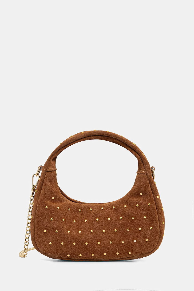 Answear.LAB geanta de mana din piele intoarsa