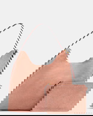 Pollini geantă de mână din piele intoarsa