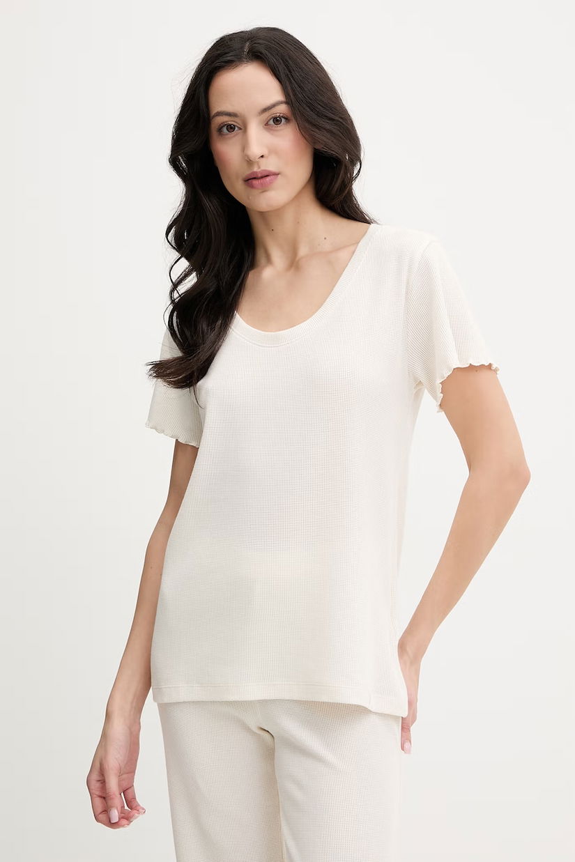 BOSS tricou de pijama Cosy Waffle