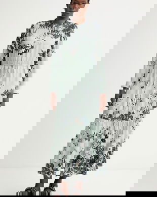 MUNTHE rochie din mătase BERNADETTE